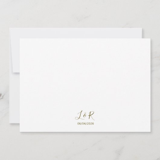 Dreamy Romantic White Rose Petal Flower Background Save The Date (Achterkant)