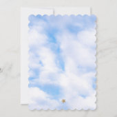 Dreamy She's on Cloud 9 Vrijgezellenfeest Clouds A Kaart (Achterkant)