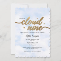 Dreamy She's on Cloud 9 Vrijgezellenfeest Clouds A