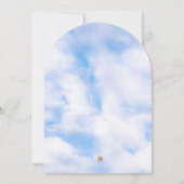 Dreamy She's on Cloud 9 Vrijgezellenfeest Clouds A Kaart (Achterkant)