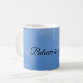 Dreamy sky blue gradient  koffiemok (Voorkant links)