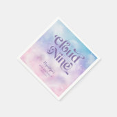 Dreamy Sky Cloud Nine verjaardagsfeestje Servet (Hoek)