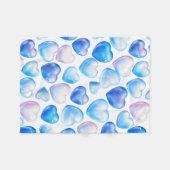 Dreamy Sky Heart Blanket Fleece Deken (Voorkant (Horizontaal))