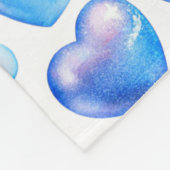 Dreamy Sky Heart Blanket Fleece Deken (Hoek)