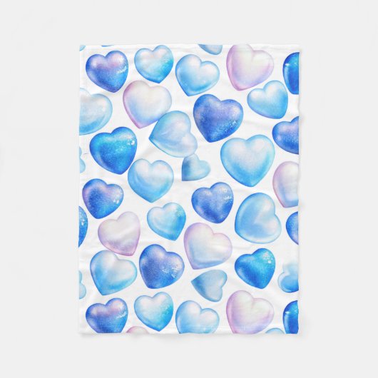 Dreamy Sky Heart Blanket Fleece Deken (Voorkant)