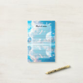 Dreamy Sky Surreal Nature Landscape Post-it® Notes (Op bureau)