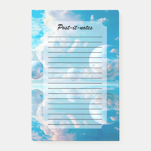Dreamy Sky Surreal Nature Landscape Post-it® Notes (Voorkant)