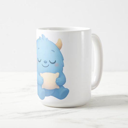 Dreamy Sleep Monster Kids Mug - Sweet Dreams Koffiemok (Voorkant rechts)