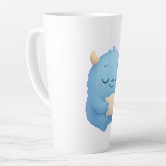 Dreamy Sleep Monster Kids Mug - Sweet Dreams Latte Mok (Linkerhoek)