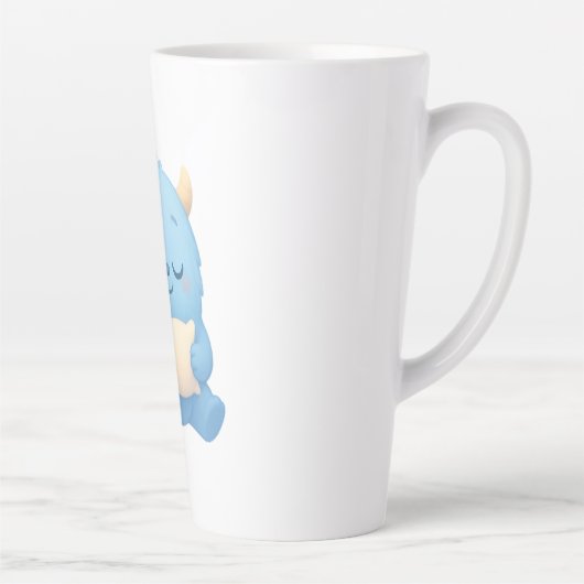 Dreamy Sleep Monster Kids Mug - Sweet Dreams Latte Mok (Rechts)