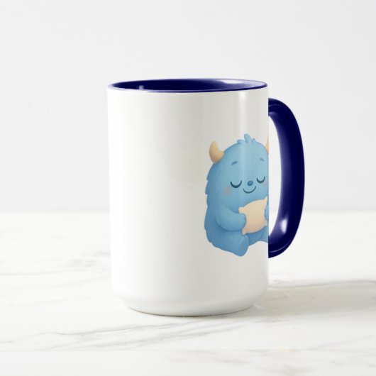 Dreamy Sleep Monster Kids Mug - Sweet Dreams Mok (Voorkant rechts)