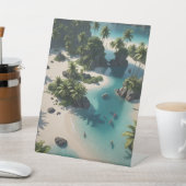 Dreamy snorkel spot reclamebord met voetstuk (Insitu)