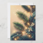 Dreamy Sparkly Palm Leaves Tropisch Verjaardagsfee Kaart (Achterkant)
