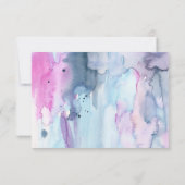 Dreamy Spring Bridal Shower Flat Thank You Card Bedankkaart (Achterkant)