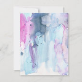 Dreamy Spring Bridal Shower Table Number Sign Card Kaart (Achterkant)