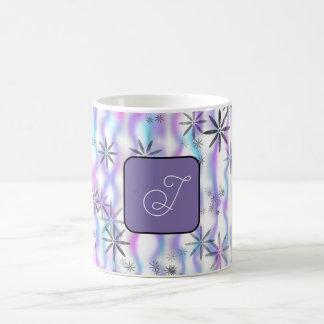 Dreamy Starburst Waves Pattern Personalized Koffiemok