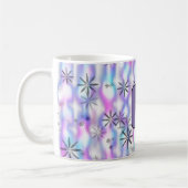 Dreamy Starburst Waves Pattern Personalized Koffiemok (Links)
