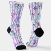 Dreamy Starburst Waves Pattern Sokken (Gebogen)