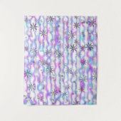 Dreamy Starburst Waves Pattern Wandkleed (Voorkant)