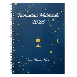 Dreamy Starry Night Islamic Notitieboek