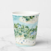 Dreamy Summer Seaside Feestdagen - Papieren beker (Rechts)