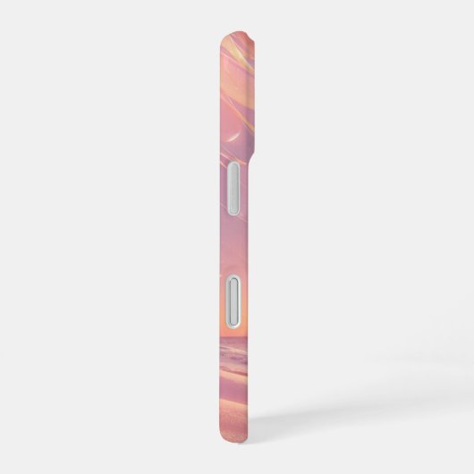 Dreamy Sunset Beach & Stardust Phone Case iPhone 16 Hoesje (Rechterkant)
