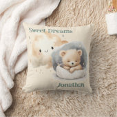 Dreamy Teddy Bear Sky Design Kussen (Deken)