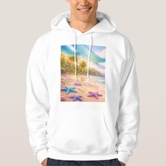 Dreamy Tropical Paradise Hoodie (Voorkant)