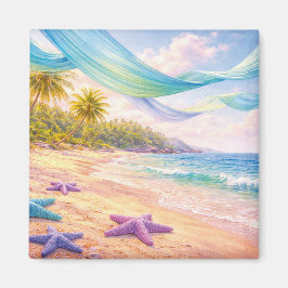 Dreamy Tropical Paradise Magneet