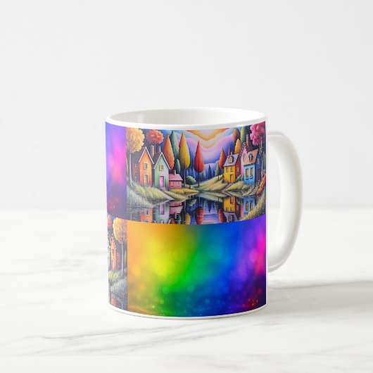 Dreamy Village Mug Koffiemok (Voorkant rechts)