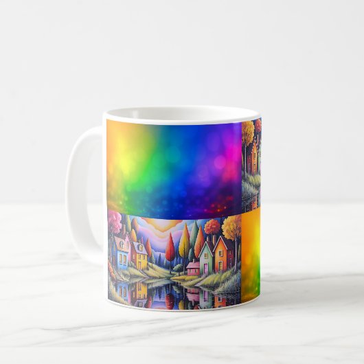Dreamy Village Mug Koffiemok (Voorkant links)