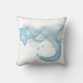 Dreamy Watercolor Abstract Fleece Blanket Kussen