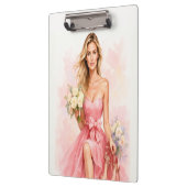 Dreamy Watercolor Bride Klembord (Links)