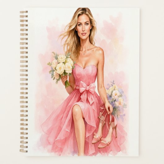 Dreamy Watercolor Bride Planner (Voorkant)