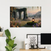 Dreamy Woodland Poster (Thuiskantoor)