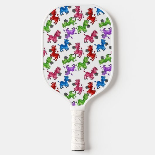 Dreamy Zebra World Pickleball Paddle (Voorkant)