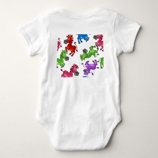 Dreamy Zebra World Romper (Achterkant)