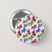 Dreamy Zebra World Ronde Button 5,7 Cm (Voorkant /achterkant)