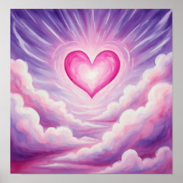 DreamyGlowHeart Poster