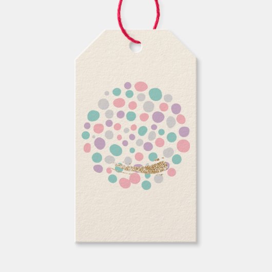 'DreamyPastels' Cadeaulabel (Voorkant)