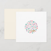 'DreamyPastels' Feestdagenkaart (Voorkant / Achterkant)