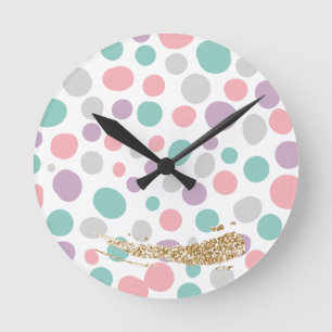 'DreamyPastels' Ronde Klok