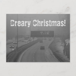 Dreary Kerstmis briefkaart