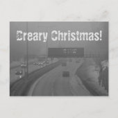 Dreary Kerstmis briefkaart (Voorkant)
