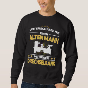 Drechsler Wood Turning Tradesman Professie Old Ma Trui
