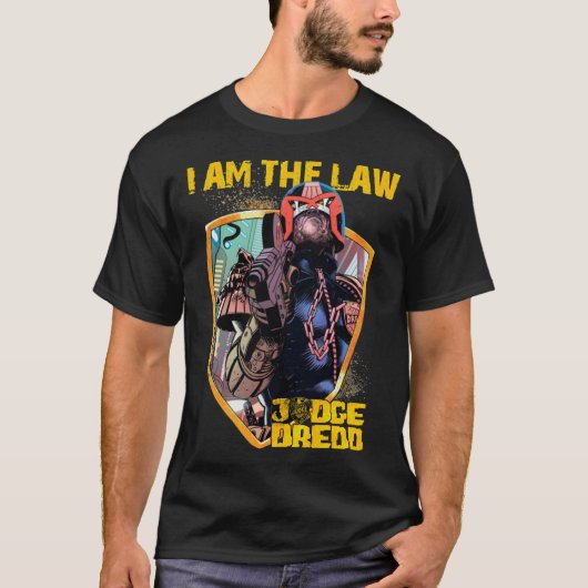 Dredd - Ik ben de wet die geschenk geeft voor vans T-shirt (Voorkant)