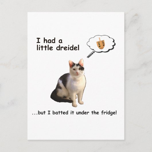 Dredel Cat Briefkaart (Voorkant)