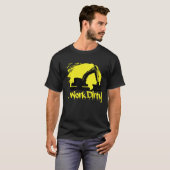Dredger Heavy Equipment Excavator Operator I work  T-shirt (Voorkant volledig)