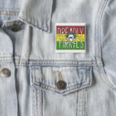 DREEDS PIRAAT-VLAG VIERKANTE BUTTON 5,1 CM (In situ)