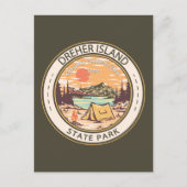 Dreher Island State Park South Carolina Badge Briefkaart (Voorkant)